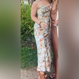 Silk Midi Slip Dress